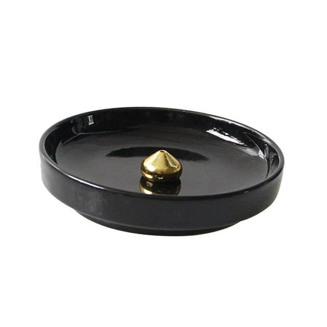 Placa de cono portátil, soporte de quemador de horno de Buda de cerámica para de estar, oficina, hogar al aire libre