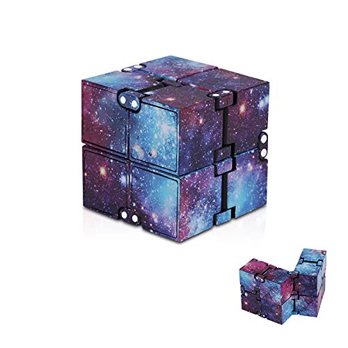 Yalami Infinity Cube Fidget Toy For Kids And Adults Mini Stress Relieving Fidget Cube For Teens Boys Girls Unique Anxiety Relief Sensory Toys For Autistic Children Adhd Galaxy Walmart Com Walmart Com