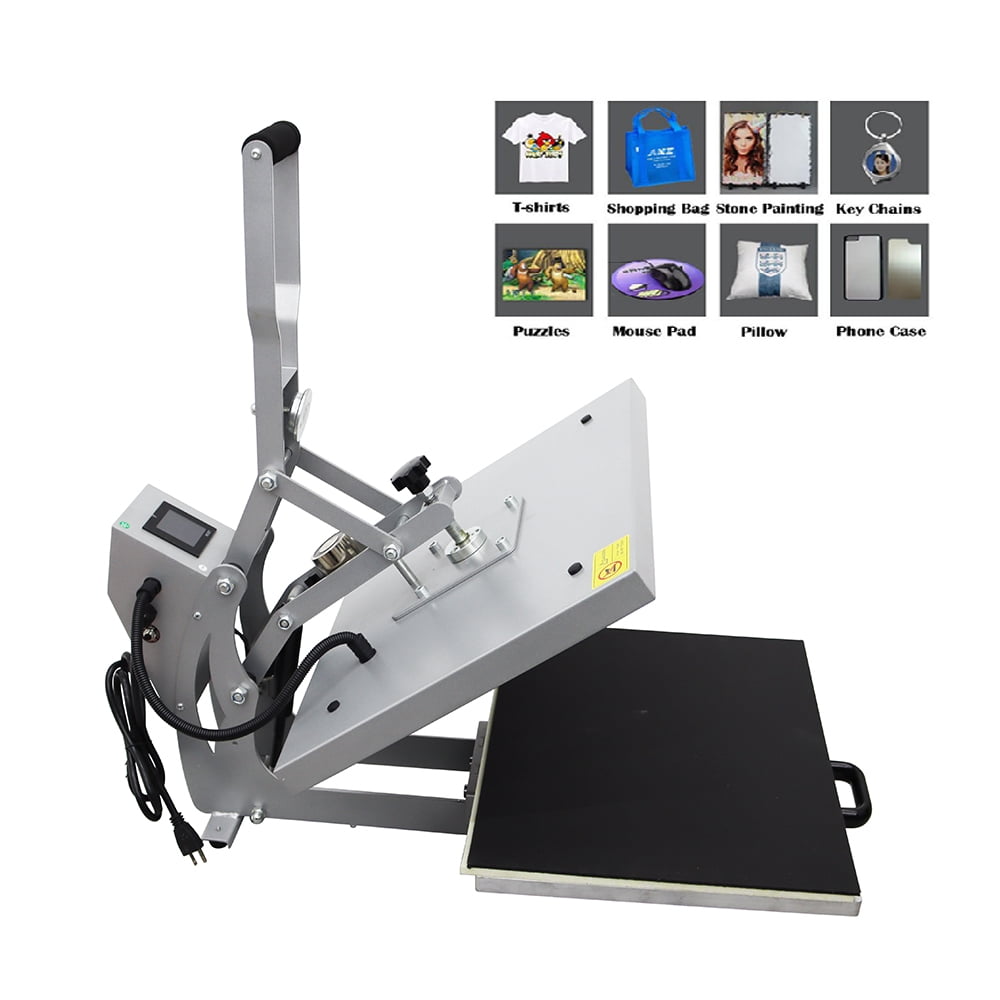 Techtongda Drawer Design Semi-Automatic Electric Heat Press Machine Heat Transfer Machine 16"*20"