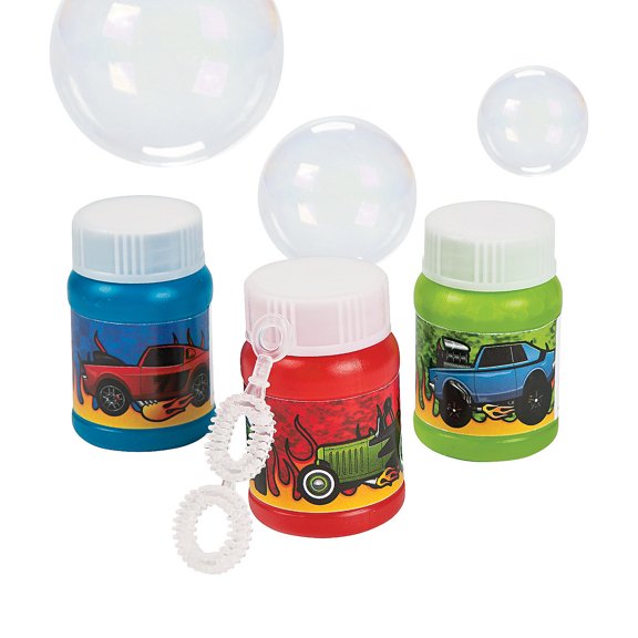 Mini Race Car Bubble Bottles (2Dz) - 24 Pieces