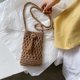 thumbnail image 4 of Bolso Mini para teléfono de vacaciones de cuerda vintage para mujer, bandoleras de hombro tejidas con paja, 4 of 4