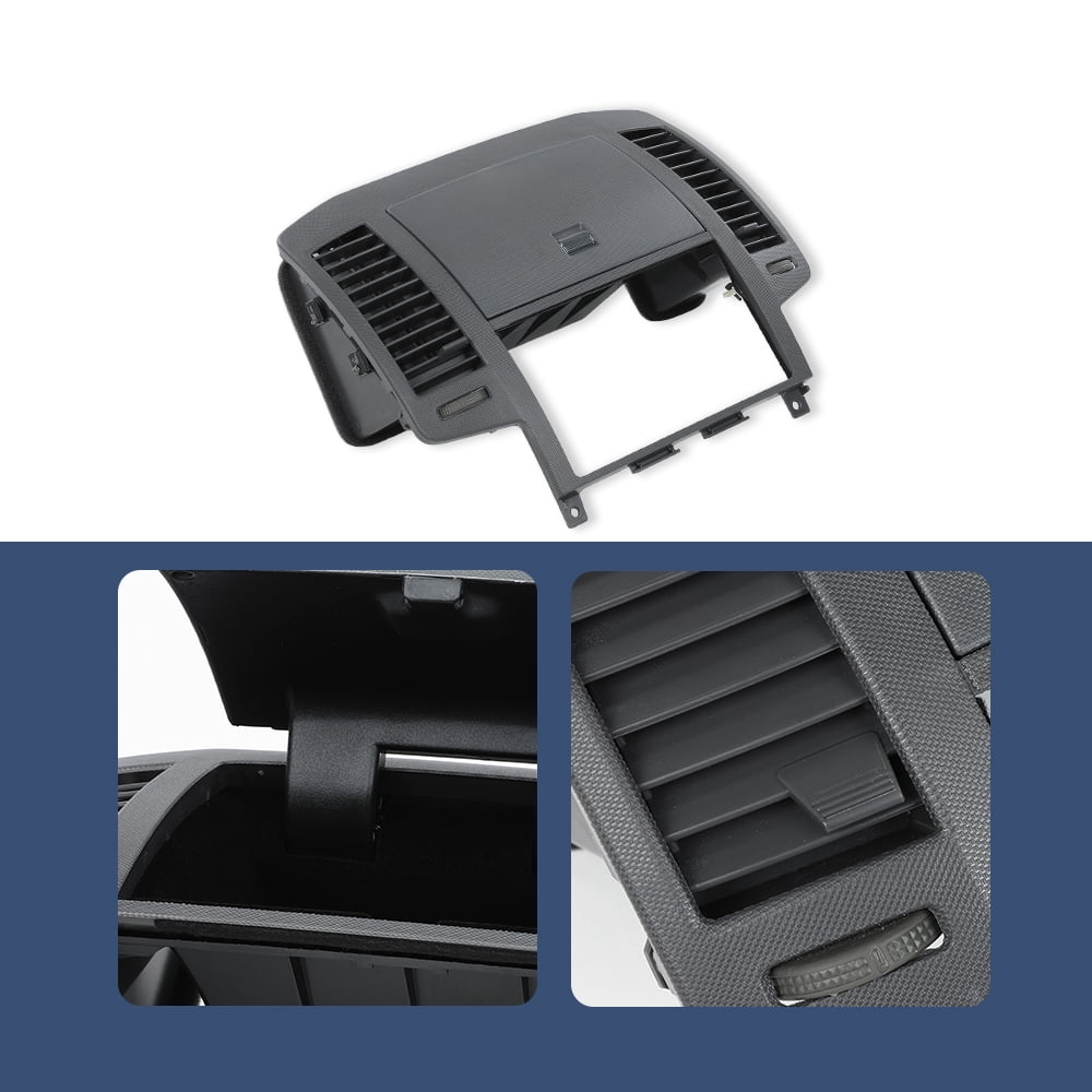 PIT66 Fit for 05 06 NISSAN ALTIMA CENTER DASH BEZEL PANEL AC VENTS CUBBY STORAGE GRAY GREY OEM