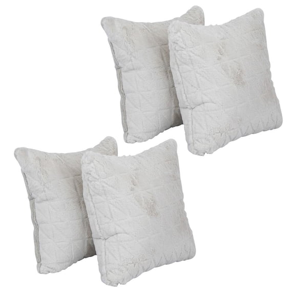 17-inch Jacquard Throw Pillows with Inserts (Set of 4) 9910-S4-ID-159