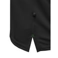 thumbnail image 5 of A2Y Women's Basic Casual Essentials 4-Button Junior-Fit Polyester Polo Shirt Black L, 5 of 6
