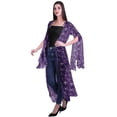 thumbnail image 3 of Moomaya Gilet Ouvert Imprimé Georgette à Manches Fendues pour Femmes, 3 of 5