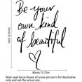 thumbnail image 6 of BZUEPRS Motivational Wall Decals Be Your Unique Self Inspirational Quotes Wall Decals Wall Decor Home Decor Living Room, Bedroom, Office, Bathroom, Home Decor (Black), 6 of 7