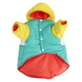 thumbnail image 4 of Bienvenido Invierno Espesar Mascotas Sudaderas Ropa Abrigo Chaqueta Caliente Ropa para Perros Gatos Amarillo Verde Blanco XL, 4 of 8