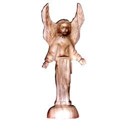 Olive wood Angel (15x5x4 cm or 5.9x2x1.6") - Gloria