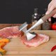 thumbnail image 3 of Meat Tenderizer, Meat Hammer, Heavy Duty Steak Hammer With Wooden Handle And Food-grade Zinc Alloy, 2 In 1 Meat Mallet, 3 of 5