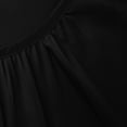 thumbnail image 7 of Silk Button Down Dresses for Women Short Sleeve Satin House Dress Loose Casual Pajamas Sleepshirt Black, XL, 7 of 7
