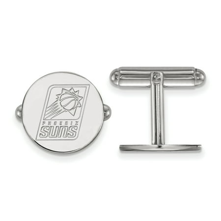 Lex & Lu LogoArt Sterling Silver NBA Phoenix Suns Cuff Link