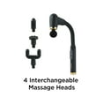 thumbnail image 5 of Brookstone Reachpulse Pro Long Handle Percussion Massager – 6-Speed Deep Tissue Massage Gun with 4 Heads, Rechargeable Battery, Portable Handheld Muscle Therapy for Pain Relief & Recovery, 5 of 8