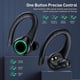 thumbnail image 5 of Bluetooth Headphones Wireless Earbuds, 48hrs Playback Over Ear Earphones with Earhooks, Dual-LED Display, IPX7 Waterproof, Ear Buds Built-in Mic Heads, 5 of 5