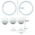 thumbnail image 2 of Aquarium Training Ring and Bio Filter Media Set for Enhanced Water Quality and Interactive Fish Enrichment Activities, 2 of 2