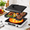 Single Induction Cooktop with Grill Pan, variant on Double Induction Cooktop with Knob Control, Portable Countertop Burner with 1800W Power