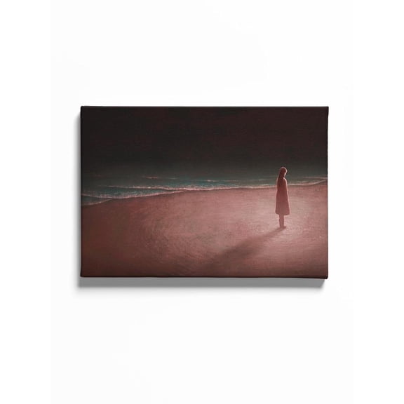 Night Time At The Beach 20x30 Canvas -Image by Shutterstock,