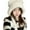 White, variant on Women Winter Beanie Hats Knit Ear Flaps Cute Stuffed Bear Ears Fleece Lined Fluffy Ski Snow Hat