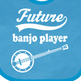 thumbnail image 4 of Inktastic Future Banjo Player Childs Music Boys or Girls Baby Bib, 4 of 4