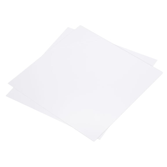 White ABS Plastic Sheet 10 x 10 x 0.04 Inch for Building Model, DIY Crafts, Pack of 2 Pcs