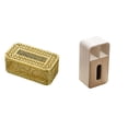thumbnail image 1 of Caja de pañuelos,Dispensador de pañuelos para baño,caja de pañuelos,Funda para caja de pañuelos de cuero sintético para dormitorio,Caja de almacenamiento de toallas de papel para sala de, 1 of 8