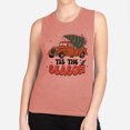thumbnail image 2 of Retro Tis the Season Women's Muscle Tank Medium Desert Pink, 2 of 5