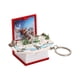 thumbnail image 2 of Llavero portátil para coche, llaveros, bolsos, decoración colgante, monedero, colgantes encantadores Casa de nieve, 2 of 9