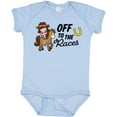 thumbnail image 3 of Inktastic Off to the Races with Cowgirl on Horse Girls Baby Bodysuit, 3 of 5