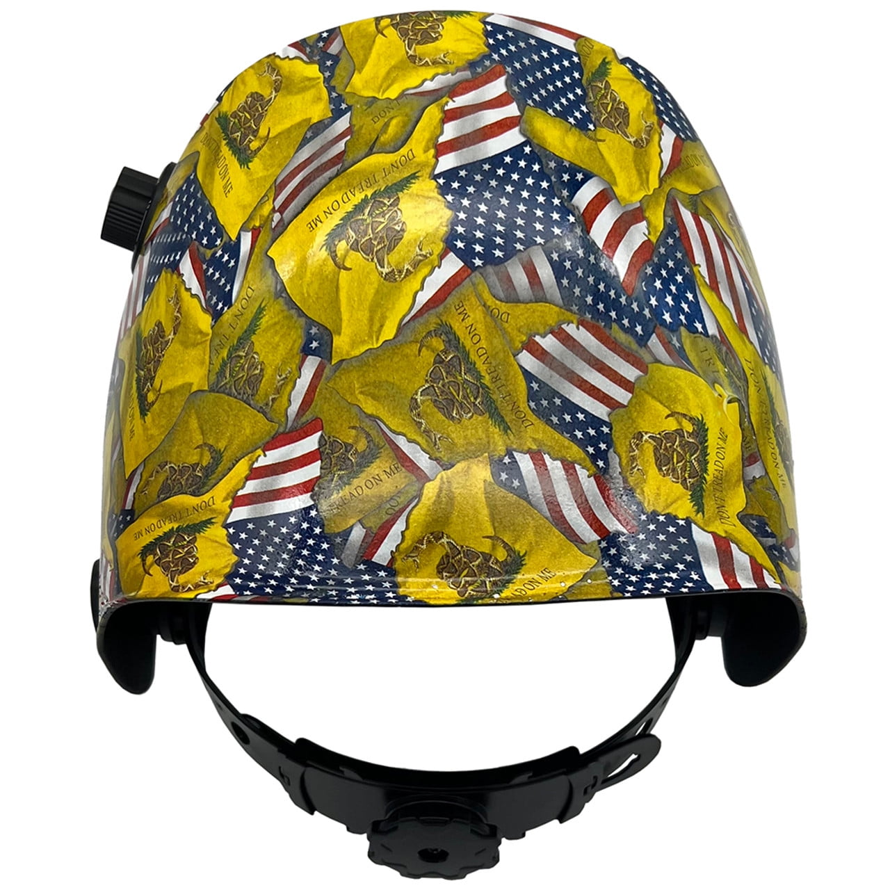 Don't Tread On Me USA Flag Pattern Hydro Dipped Auto Darkening Welding Helmets