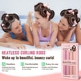 thumbnail image 2 of Heatless Curls Overnight Rods Set – 4PCS Flexible Heatless Curling Rods for Long & Short Hair, Soft No Heat Hair Curler Blowout Styling Tools for Loose Waves or Tight Curls, 2 of 5