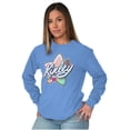 thumbnail image 5 of XOMG POP Kinley Sweet and Salty Women's Long Sleeve T Shirt Brisco Brands 2X, 5 of 6