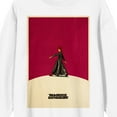 thumbnail image 2 of David Bowie Moonage Daydream Crew Neck Long Sleeve White Adult Sweatshirt-XL, 2 of 7