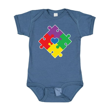 

Inktastic Autism Awareness Month Puzzle Gift Baby Boy or Baby Girl Bodysuit