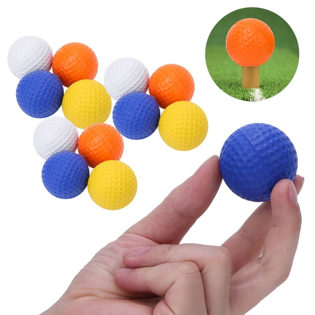 Colorido Juego De Bolas De , Juego De Bolas De , Pelota De Para Niños Flexibles Livianos, 12 Piezas Para Golfistas Ejercicios Infantiles De Ejercicios De