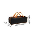 thumbnail image 7 of figatia Grill Utensil Storage Bag Lightweight Grill Bag for Outdoor Beach Party Yard Black, 7 of 7