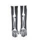 thumbnail image 1 of Bewildely Guantes de esqueleto de Halloween Adorno de mano Suministros para fiestas de disfraces Guante de calavera aterrador elástico Accesorio de ropa Kits de decoración para fiestas Bewildely HA068755-00, 1 of 6