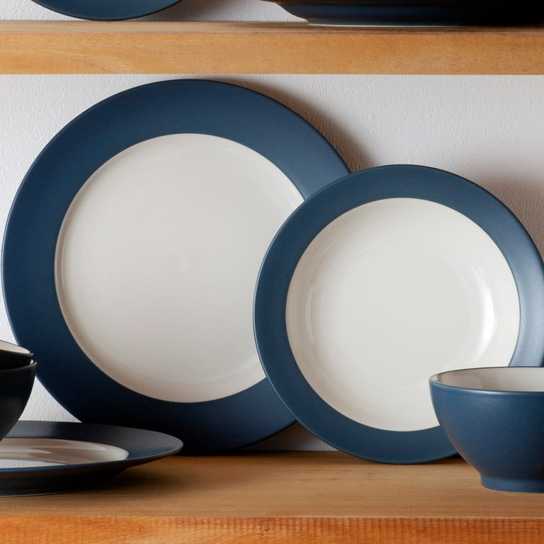 食器 DORA Noritake Colorwave Ice 16-Piece Square Dinnerware Set