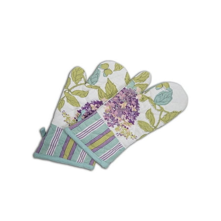 

April in Paris 100% Cotton 2Pk Oven Mitt Set
