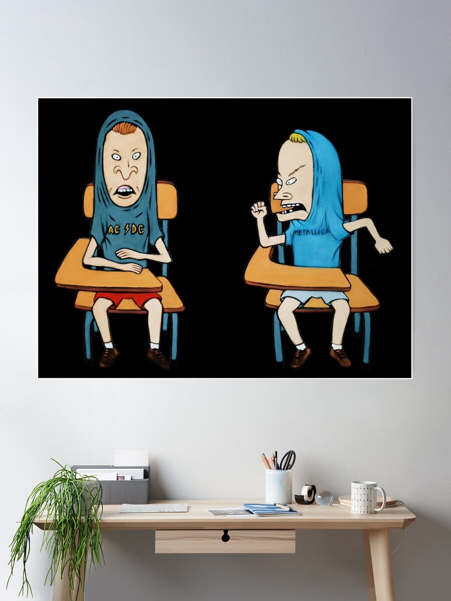Beavis And Butt-Head As The Great Cornholio Poster Wall Art 