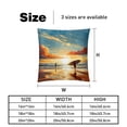 thumbnail image 5 of Surfing in Summer Chair Pillow Covers Set with Unique Patterns for Bed and Throw Pillows - Sizes 16x16, 18x18, 20x20 Inches for Various Occasions - Set of 2 Items, 5 of 6