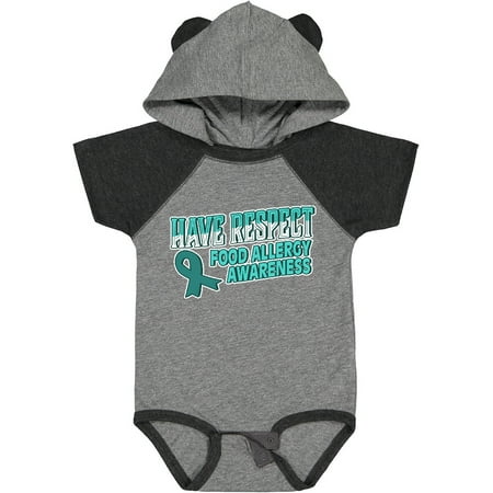 

Inktastic Have Respect Food Allergy Awareness Gift Baby Boy or Baby Girl Bodysuit