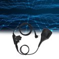 thumbnail image 4 of 2 Way  Handheld Microphone, Clear Sound Plug And Play Black 7.1mm Hand Mic+U94 PTT Strong Heavy Duty Flexible  For  For GP-300 For GP3688, 4 of 8