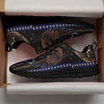 thumbnail image 3 of Alaska State Eagle Running Shoes Sneakers Mesh Black Size 3.5, 3 of 5