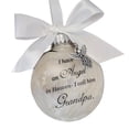 thumbnail image 2 of Bewildely Bola de plumas Ángel en adorno conmemorativo signo decoraciones conmemorativas para papá mamá decoración familiar bola Navidad decoración Decoración del hogar abuelo Bewildely HA003103-09, 2 of 6