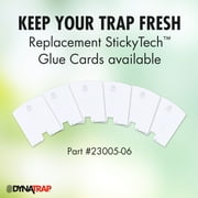 DynaTrap DOT White Indoor Fly Trap with 1 StickyTech Card - 1 Trap