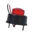 thumbnail image 2 of S SERENABLE 2 Pcs Indicateurs de Marqueur avant Arrière LED Ronds 12-24V Étanche Rouge, 2 of 9