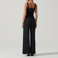 thumbnail image 4 of Trajes de 2 piezas de verano para damas Color sólido Sin mangas Estilo elegante Traje diario FLhrweasw Nuevo, 4 of 9