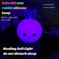 thumbnail image 5 of Luz de noche con forma de conejito, recargable, para bebés y niños pequeños, para adultos y niñas, de silicona, con forma de conejito táctil., 5 of 5