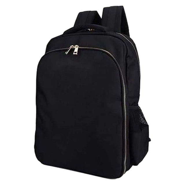 Scienceny Mochila negra para herramientas de peluquero con gran espacio de almacenamiento, conveniente para herramientas de corte de pelo, tela Herramientas eléctricas