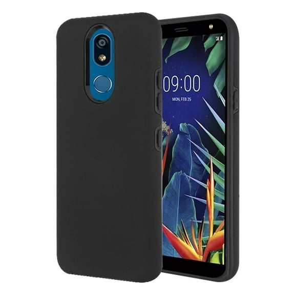 MyBat Fuse Hybrid Protective Case for LG K40 Smartphones - Black