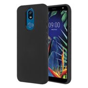 MyBat Fuse Hybrid Protective Case for LG K40 Smartphones - Black